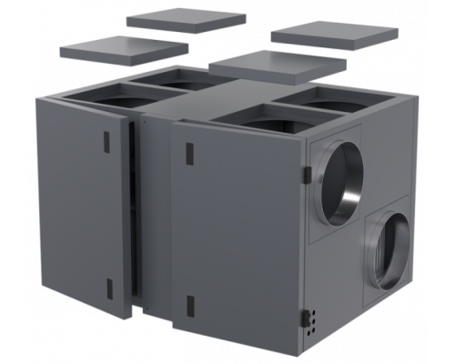 Компактная приточно-вытяжная установка серии ZPVR-N 3200 UER EC